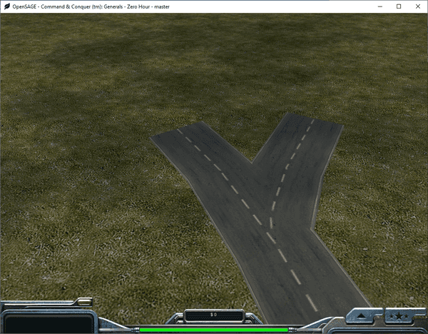 Crossing and road segments don't overlap anymore