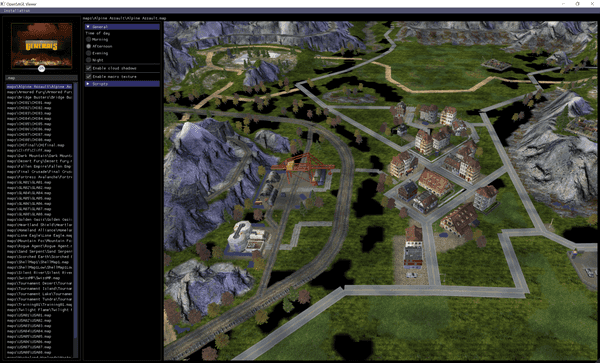 First prototype of road rendering in OpenSAGE