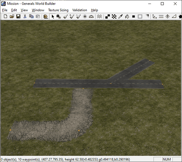 Connected road segments